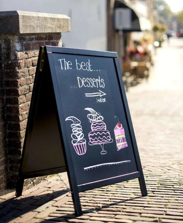 How Pavement Signs Can Boost Service Promotions and Hospitality Advertising
