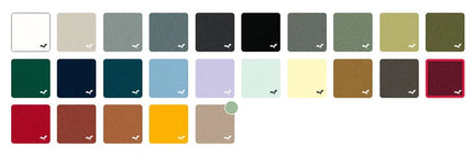 Fermob 1900 outdoor chair with colorful metal slatted design, lightweight and stylish for patio or garden seating.