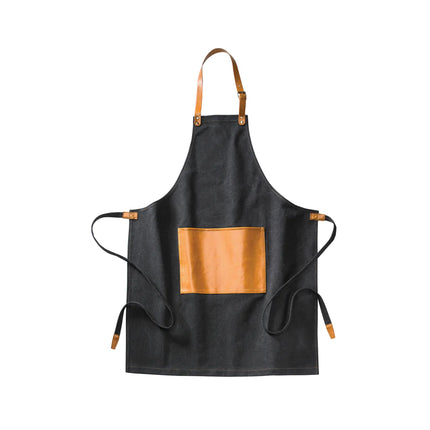Vinga stonewashed canvas apron for grilling and cooking, durable home and living kitchen accessory with adjustable neck strap.