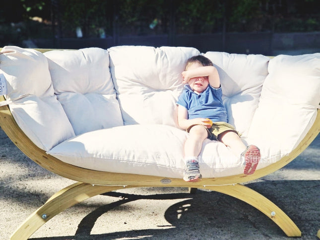 Siena Duo Sofa - Custom Wood Designs Siena Duo Sofa made from [material] –  [use_case] | Custom Wood Designs