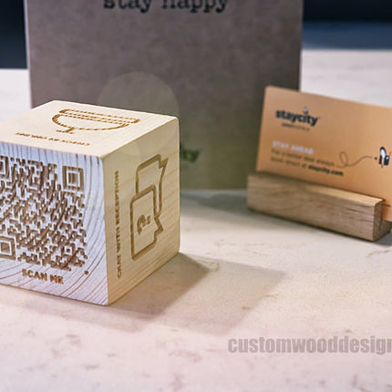 QR Code Block Natural 3 sides Branded 10-1000 Custom Wood Designs CustomWoodDesignsIreland68137fcb-44cb-46e4-aa5a-63ca226cc516