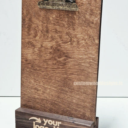 Clipboard Block Set - A5 Rich Brown x10 Custom Wood Designs CustomWoodDesignsIrelandDoublesidedA4sizePointofsaleInformationholderA4clipboardandblocksetInformationDisplayretailhospitalitycorporateCWD_9_8c96ed7b-4d2b-4876-977a-b307bd23b2bc