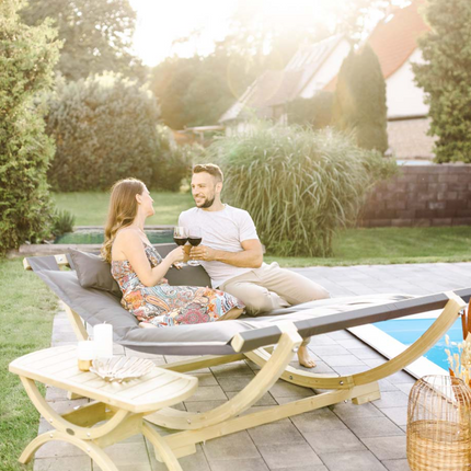 Lounge Bed – XXL Floating Garden Lounger with FSC® Wooden Frame - Custom Wood Designs Lounge Bed – XXL Floating Garden Lounger with FSC® Wooden Frame made from [material] –  [use_case] | Custom Wood Designs