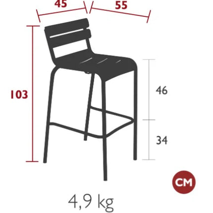 Luxembourg Bar Chair - Custom Wood Designs Luxembourg Bar Chair made from [material] – Ideal for [use_case] | Custom Wood Designs