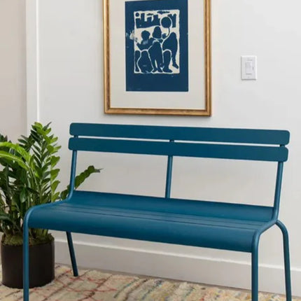 Luxembourg 2/3-seater Bench with backrest - Custom Wood Designs Luxembourg 2/3-seater Bench with backrest made from [material] – Ideal for [use_case] | Custom Wood Designs