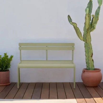 Luxembourg 2/3-seater Bench with backrest - Custom Wood Designs Luxembourg 2/3-seater Bench with backrest made from [material] – Ideal for [use_case] | Custom Wood Designs