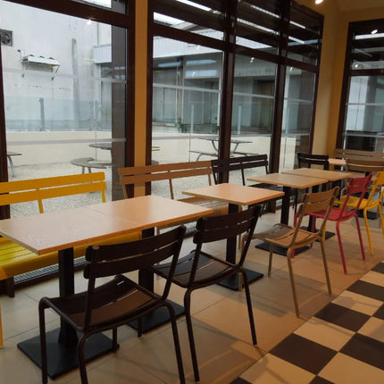 Luxembourg 2/3-seater Bench with backrest - Custom Wood Designs Luxembourg 2/3-seater Bench with backrest made from [material] – Ideal for [use_case] | Custom Wood Designs