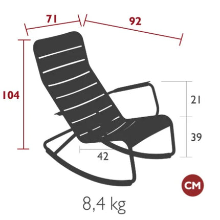 Luxembourg Rocking Chair - Custom Wood Designs Luxembourg Rocking Chair made from [material] – Ideal for [use_case] | Custom Wood Designs