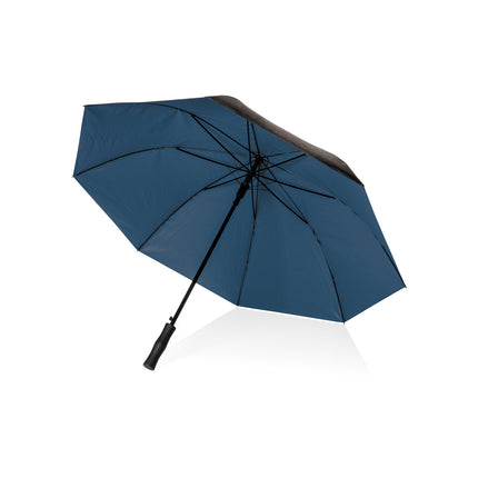 CWD XD 27-inch Impact AWARE™ RPET dual-color auto open umbrella with lightweight fabric and automatic opening mechanism.