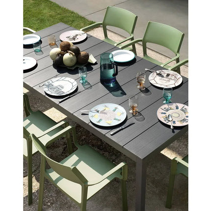 Sophisticated 8-Seater Outdoor Dining Set with Timeless Italian Design - Custom Wood Designs