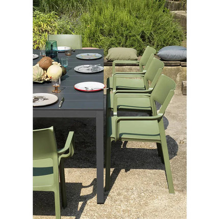 Sophisticated 8-Seater Outdoor Dining Set with Timeless Italian Design - Custom Wood Designs