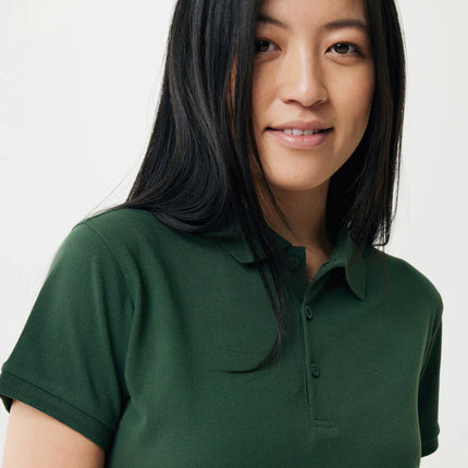Yosemit women recycled cotton pique polo - Custom Wood Designs
