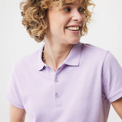 Yosemit women recycled cotton pique polo - Custom Wood Designs