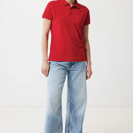 Yosemit women recycled cotton pique polo - Custom Wood Designs