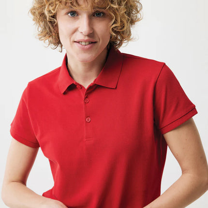 Yosemit women recycled cotton pique polo - Custom Wood Designs