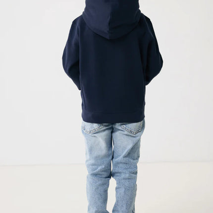 Kids recycled cotton hoodie with sidepockets - Custom Wood Designs