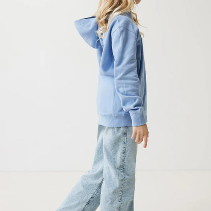 Kids recycled cotton hoodie with sidepockets - Custom Wood Designs