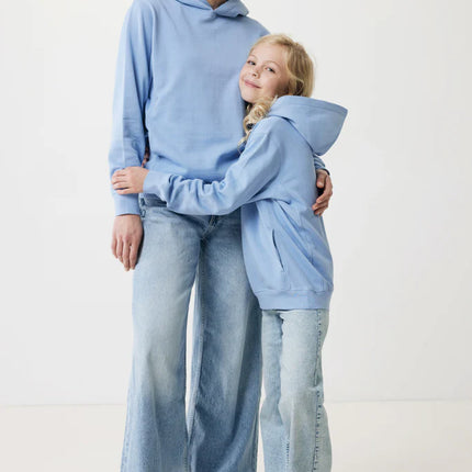 Kids recycled cotton hoodie with sidepockets - Custom Wood Designs