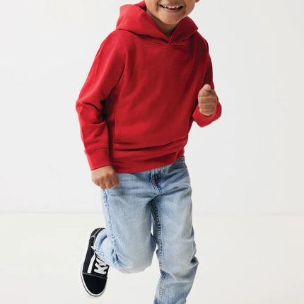 Kids recycled cotton hoodie with sidepockets - Custom Wood Designs