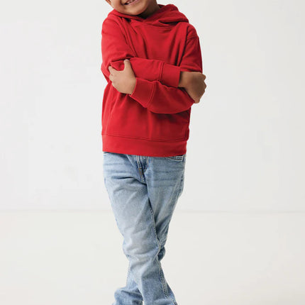 Kids recycled cotton hoodie with sidepockets - Custom Wood Designs