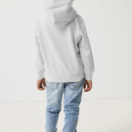 Kids recycled cotton hoodie with sidepockets - Custom Wood Designs