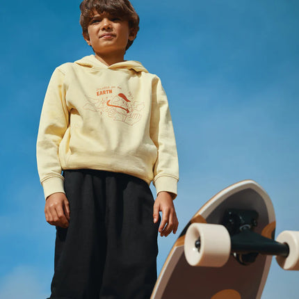 Kids recycled cotton hoodie with sidepockets - Custom Wood Designs