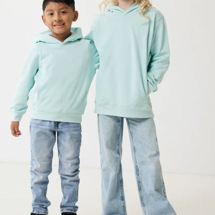 Kids recycled cotton hoodie with sidepockets - Custom Wood Designs