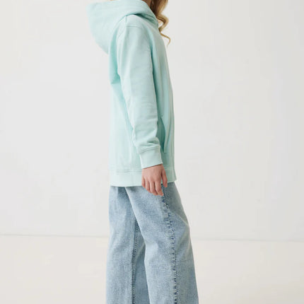 Kids recycled cotton hoodie with sidepockets - Custom Wood Designs