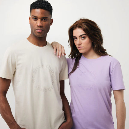 Manue recycled cotton t-shirt undyed - Custom Wood Designs