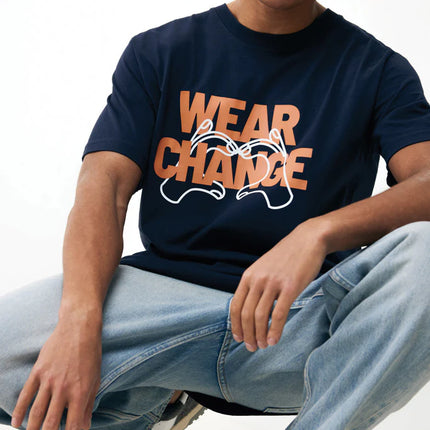 Kakad relaxed recycled cotton t-shirt - Custom Wood Designs