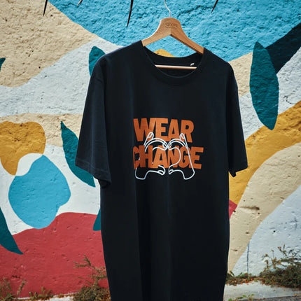 Kakad relaxed recycled cotton t-shirt - Custom Wood Designs