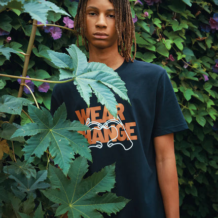 Kakad relaxed recycled cotton t-shirt - Custom Wood Designs