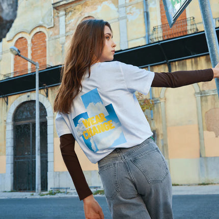 Kakad relaxed recycled cotton t-shirt - Custom Wood Designs