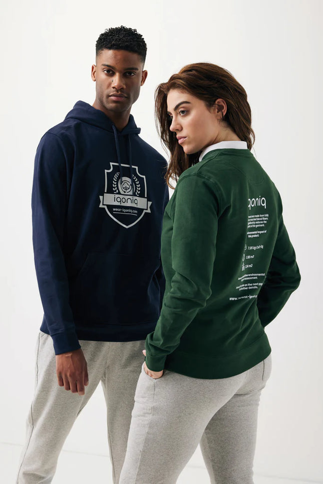 Zio recycled cotton crew neck - Custom Wood Designs