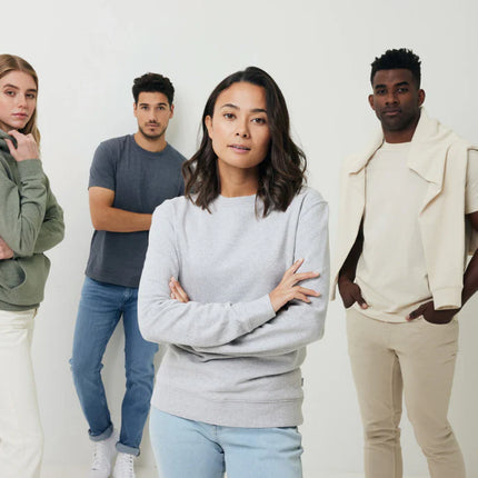 Denal recycled cotton crew neck undyed - Custom Wood Designs