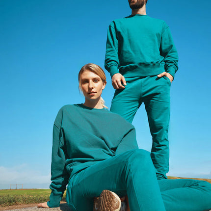 Kruge relaxed recycled cotton crew neck - Custom Wood Designs