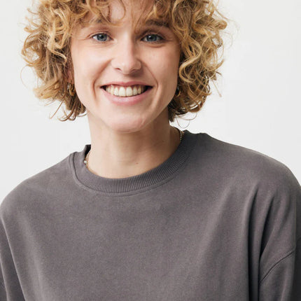 Kruge relaxed recycled cotton crew neck - Custom Wood Designs