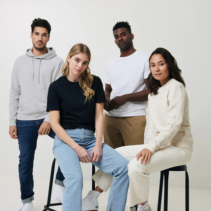 Torre recycled cotton hoodie undyed - Custom Wood Designs