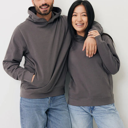 Recycled cotton hoodie with sidepockets - Custom Wood Designs