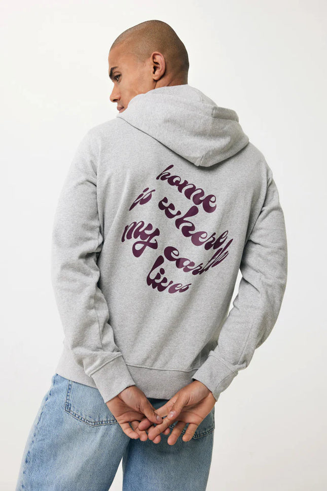 Abisk recycled cotton zip through hoodie - Custom Wood Designs