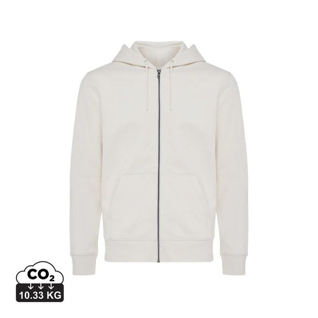 Abisk recycled cotton zip through hoodie - Custom Wood Designs