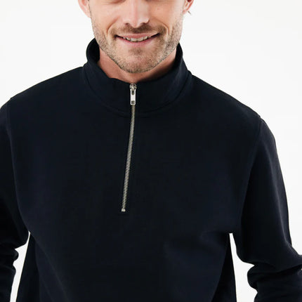 Elgon recycled cotton quarter zip sweater - Custom Wood Designs Elgon recycled cotton quarter zip sweater