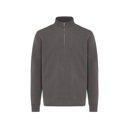 Elgon recycled cotton quarter zip sweater - Custom Wood Designs Elgon recycled cotton quarter zip sweater