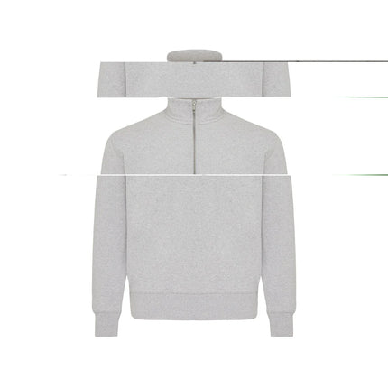 Elgon recycled cotton quarter zip sweater - Custom Wood Designs Elgon recycled cotton quarter zip sweater