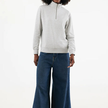 Elgon recycled cotton quarter zip sweater - Custom Wood Designs Elgon recycled cotton quarter zip sweater