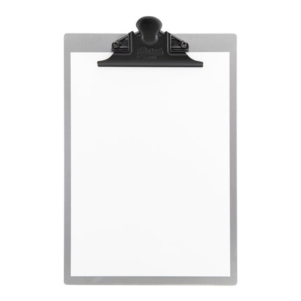 Set of 20 metal clipboards, 33x23cm, with sturdy clips, ideal for organizing papers and notes.