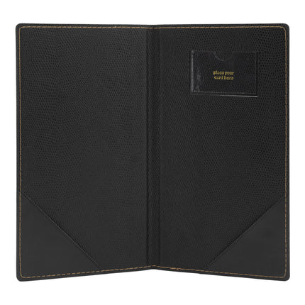 Black leather style bill presenter pack of 10 Custom Wood Designs __label: Multibuy default-title-black-leather-style-bill-presenter-pack-of-10-53613286949207