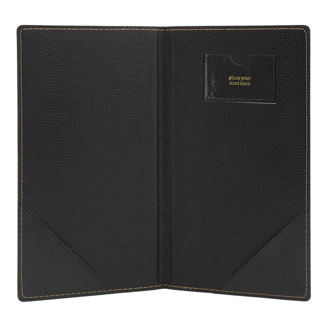 Black leather style bill presenter pack of 10 Custom Wood Designs __label: Multibuy default-title-black-leather-style-bill-presenter-pack-of-10-53613286949207