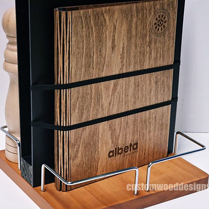 Chalkboard Table Caddy - Pack of 6 Custom Wood Designs __label: Multibuy default-title-chalkboard-table-caddy-pack-of-6-52298223321431