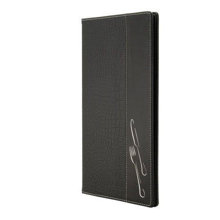 Crocodile style leather menu pack of 10 Custom Wood Designs __label: Multibuy default-title-crocodile-style-leather-menu-pack-of-10-53613294879063